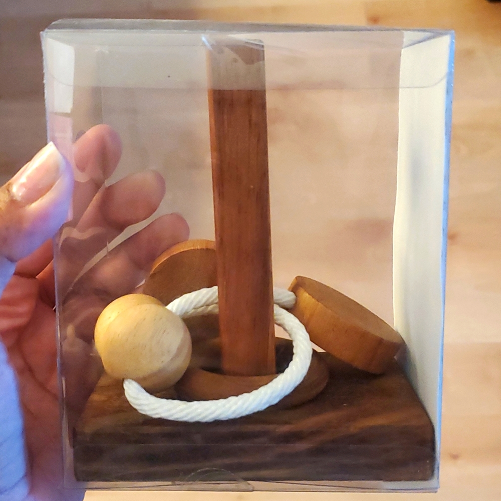 Wooden Ring Release game